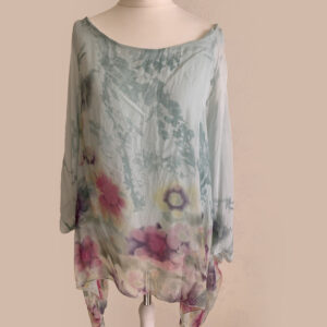 Ladies delicate floral print top